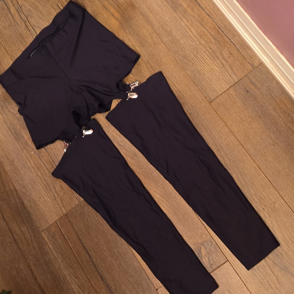 Blackmilk Black Convertible Leggings